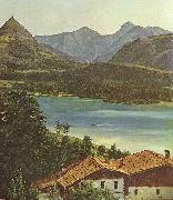 Ferdinand Georg Waldmuller Wolfgangsee oil